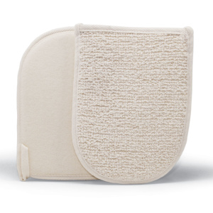 Nezsu Bath Mitt Glove Ramie Terry