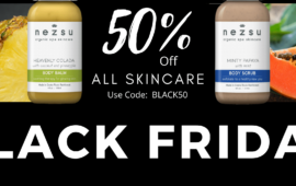 Black Friday Special Deal 50% OFF on all Skincare Products